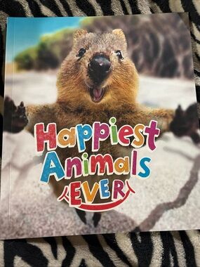Scholastic Happiest Animals Ever Colorful Cover Featuring Joyful Animal